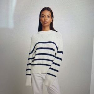 Never worn NA-KD striped sweater